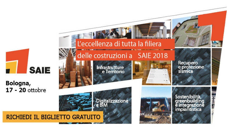 A SAIE 2018 focus su digitalizzazione e BIM, infrastrutture e territorio