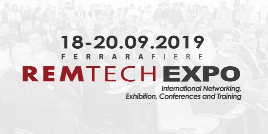 REMTECH Expo 2019: a Ferrara dal 18 al 20 settembre