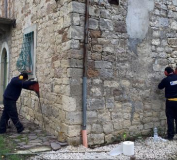 Consolidamento Terreno abitazione civile in provincia di Chieti. Systab