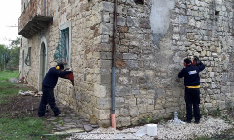 Consolidamento Terreno abitazione civile in provincia di Chieti. Systab