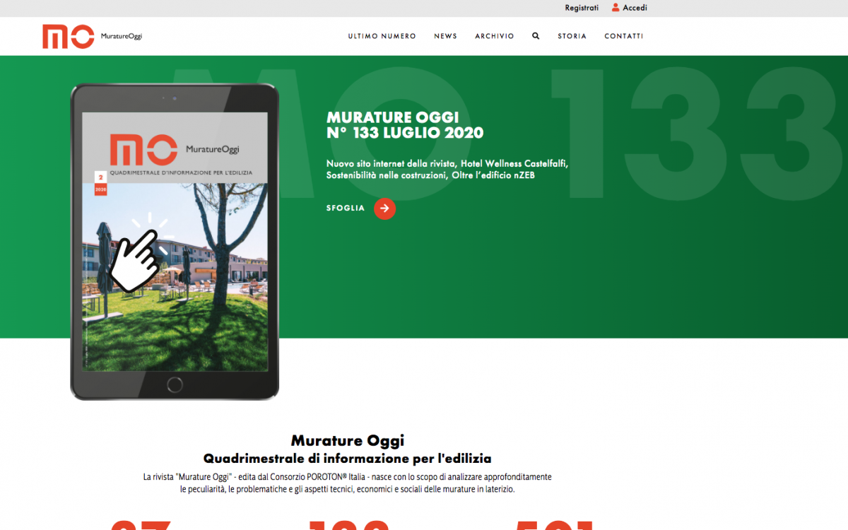 Murature Oggi: alla scoperta del nuovo sito web della Rivista