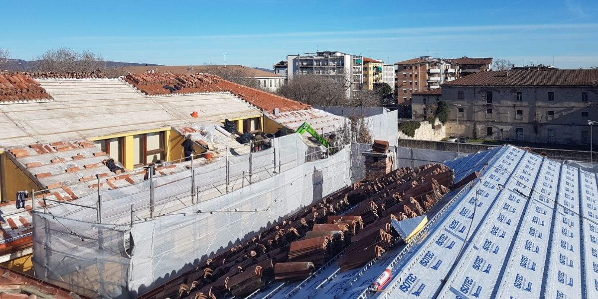 Rifacimento della copertura del Tribunale di Verona