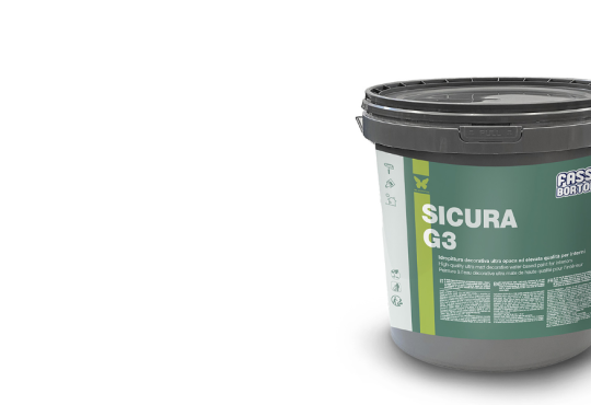 SICURA G3 Fassa Bortolo. Nuova idropittura ultra opaca.