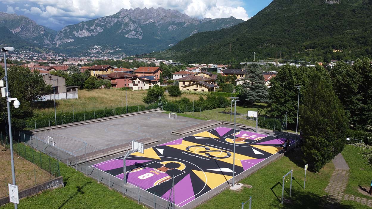 Basket e Street Art: tributo a Kobe Bryant e Niccolò Sartoni