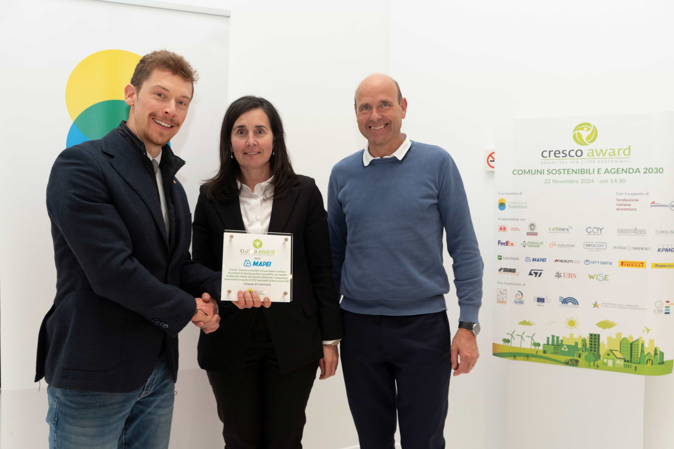 CRESCO AWARD 2024: MAPEI premia il comune di Castelrotto.