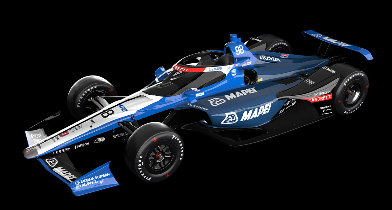 MAPEI festeggia la storica 20ª partenza di Marco Andretti alla 500 miglia di Indianapolis
