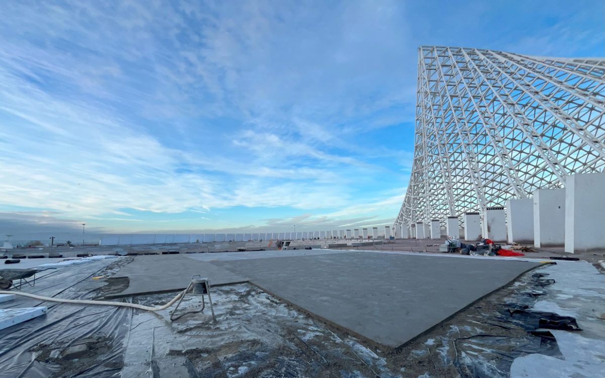 La vela di CALATRAVA rinasce: MAPEI partecipa alla riqualificazione