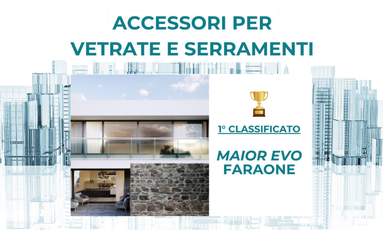 Faraone vince l'Award del Serramento 2025 per i suoi parapetti in vetro
