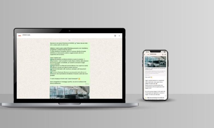 GEWISS attiva il canale ufficiale WHATSAPP
