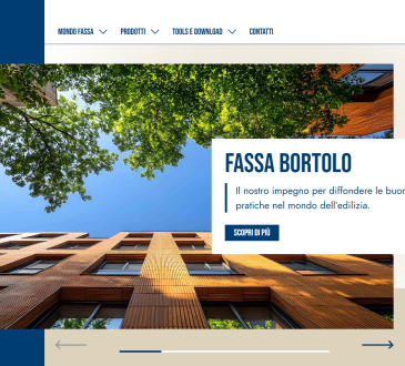 Nuovo sito e immagine coordinata per Fassa Bortolo