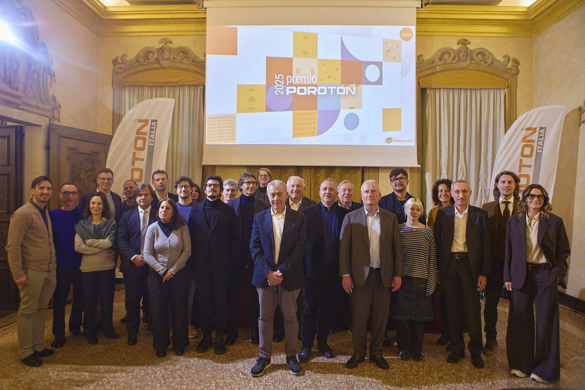 Catalogo PREMIO POROTON® 2025: la muratura in laterizio raccontata dai progettisti
